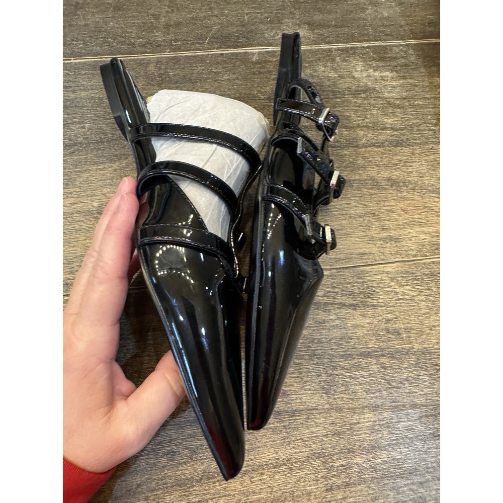 Steve Madden Shatter Pointed-Toe Mule Flats Black… - image 7